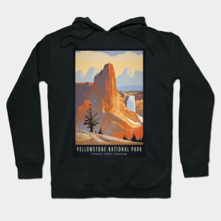 Yellowstone National Park Vintage Poster Hoodie